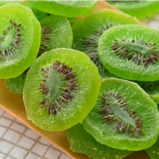 Batatas fritas de frutas secas sem chips de açúcar Kiwi liofilizado petisco familiar